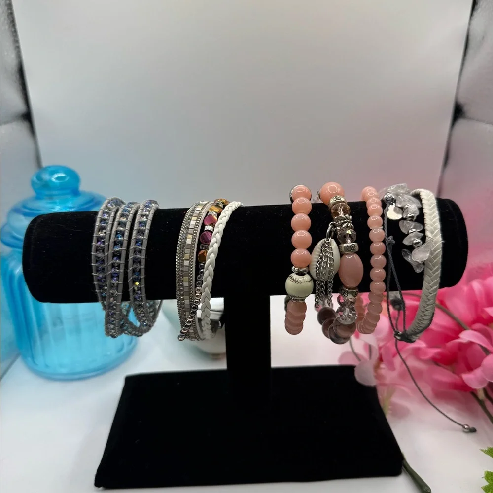 Lot of 6 Fashion Jewelry Bracelets NEW.‎